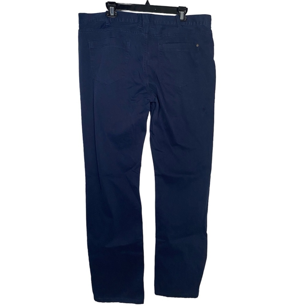 Marc Anthony Slim Fit Chinos (Size: 38x36 Color: Navy Blue) - Picture 2 of 6